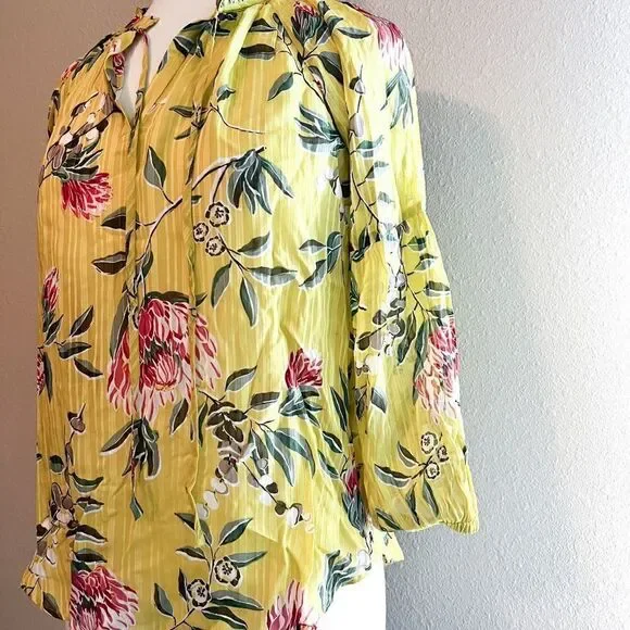 LOFT NWT Tie Neck blouse - Picture 5 of 5